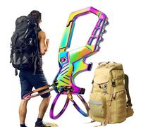 Llavero abrebotellas,Llaveros portátiles | Universal Portátil Compacto Mosquetón Herramienta de Supervivencia Destornillador con 3 Llaveros Para Hombres Mujeres