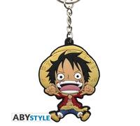 Llavero AbyStyle One Piece Luffy SD Multicolor PVC 40x55mm