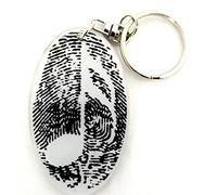 Llavero acrílico notas musicales mod.Fingerprint 2