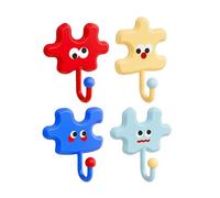 Llavero adhesivo - Estante para llaves autoadhesivo, fácil instalación de ganchos | Gancho de pared gratuito, organizador de llaves multiusos, ganchos adhesivos extraíbles para llaves, pequeños