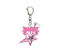 Llavero Ae-spa "RICH MAN", llavero acrílico, colgante de guitarra, llavero "MY", rosa, 5.5cm