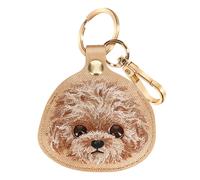 Llavero AirTag para rastreador GPS Nimmy Friends Caniche con Fijación Metálica