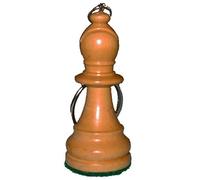 Llavero ajedrez de Madera ALFIL (Blanco)
