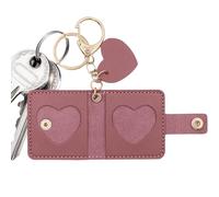 Llavero Álbum De Fotos Colgante Compacto Álbum De Imágenes Cuero PU