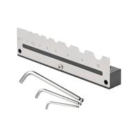 Llavero Allen - Llavero montado en la pared, marco de soporte de aluminio, clasificador de hardware | Estudio Almacén Granero Sitio de construcción Técnica Comerciante Técnico Equipo de mano Banco