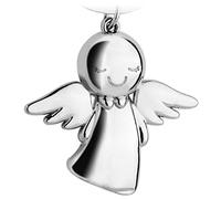 Llavero áNgel De La Guarda, Bonito Colgante De áNgel De Metal, Tu CompañEro De Coche, Colgante De Amuleto De La Suerte, Regalo Para El Carné De Conducir Del Coche, AleacióN De Zinc, Cromado Brillante