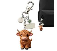 Llavero animal para mujer, llavero de dibujos animados de 3D de resina - para | Ideal para jóvenes adolescentes, hijas, familia, amigos, de coche, b, Se référer au descriptif