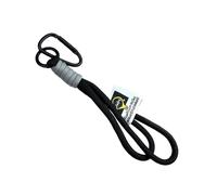 Llavero antideslizante con cuerda para llaves, mosquetón, Black | Tejido de nailon para uso intensivo con mecanismo de bloqueo seguro, mosquetón de liberación rápida