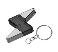 Llavero antiestático,Llavero antiestático - Descargador de choque estático portátil para coche con perno | Dispositivo compacto de protección estática, de descarga estática multifuncional para ropa de