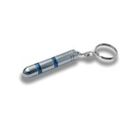 Llavero antiestático para Coche de Metal - Reduce la Electricidad estática, Color Azul