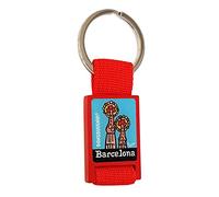 Llavero Barcelona DONSOUVENIR. Modelo: Las Torres DE Gaudi (Rojo)