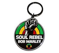 Llavero Bob Marley Soul Rebel tamaño único, Negro , Talla única