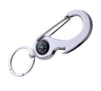 Llavero Brújula de senderismo Navegación Brújula de mira impermeable para supervivencia Camping Montañismo Barco