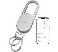 Llavero, buscador de llaves integrado, rastreador antipérdida, soporte para llaves resistente, llavero de acero inoxidable de alta calidad, llavero de coche con localizador global GPS, impermeable