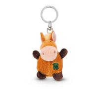 NICI Llavero Caballo gris con el trébol 5cm