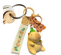 Llavero Carpincho - Lindo Llavero de Dibujos Animados con Diseño de Abs | Adorable llaveroo de Animal para llaver de Animal, Colgante de carpincho de muñeca Divertida, Creativo súper Lindo