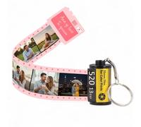 Llavero carrete de fotos personalizado. Llavero personalizado 10 fotos y texto. Regalos originales para mujer y hombre. Regalo aniversario pareja. Llaveros para parejas. Amigo invisible. San Valentín
