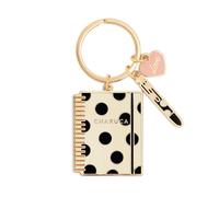 Llavero Charuca Metálico Dorado - Colección Novedades Varios Modelos (3. Agenda Minimal: Llavero Charuca "Mi Agenda" Minimal - Charm Metálico Dorado 8x3,8 cm)