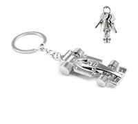 Llavero Coche Formula 1 Metálico, Llavero F1, 3D Llavero de Coche Sólido, Llavero Coche de Metal, Llavero de Carreras, Navidad para los Fanáticos de las Carreras, Regalo del Día del Padre
