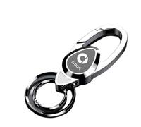 Llavero Coche para Smart 451 Brabus Smart 453, Llavero Accesorios Multifuncional para Claves para Tus Llaves Regalo para Hombre y Mujer,A