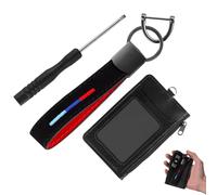 Llavero coche y tarjetero,Llavero Universal de Cuero para BMW Coche etc.Compatible con Todos los Modelos,Porta Chaves Carro para Coche, Oficina, Hogar, Color Dorado