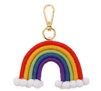 Llavero Colgante Creativo Arcoíris Adorno Para Bolsos Diseño Mano Pendiente Decorativo Compacto Y Ligero