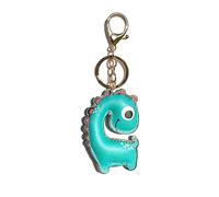 Llavero colgante de cuero sintético para mujer, niña, novia, colgante de bolsa, llavero para llaves de coche, regalo para ella, Dinosaurios