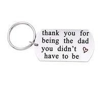 Llavero Collar Colgante con Colgante Regalo para papá - Gracias por ser el papá que no deberías ser, llavero # 1,2# Portátil y útil Practical Treatment