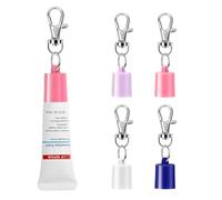 Llavero compatible con Aquaphor bálsamo labial de 0.35 onzas, llavero portátil compatible con tubos de reparación de labios Aquaphor (colorido)