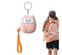 Llavero con Alarma - Mini 130dB, Diseño de Búho, Dispositivo de Protección Personal Defensa Personal de Mujeres, Alerta de Viaje de Emergencia, Seguridad para Caminar de Noche, protecc