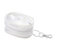 Llavero con billetera transparente - Pequeña propiedad de monedas de PVC con cremallera y llavero | Bolsa de almacenamiento de teléfono para niños, viajes, esenciales cotidianos, vacaciones,