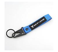 Llavero con Bordado De Moto, Llavero, Cadena para Yam&AHA MT09 MT-09 MT 09 SP09(Blue)