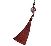 Llavero con borlas culturales, accesorio moderno para teléfono, colgante de poliéster con textura para jóvenes entusiastas