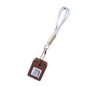 Llavero con botón de Madera Multiusos para aliviar estrés, Juguete portátil para ansiedad con Textura Natural y Materiales ABS