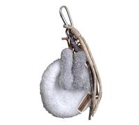 Llavero con colgante de bolsa de felpa, serie de té de la tarde, accesorios de postre y bebidas, llavero para mujeres y niñas, llavero de regalo único, café, Talla única