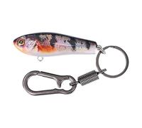 Llavero con colgante de cebo de pescado, resistente, divertido, llavero de señuelo de pescado para hombres, niños, adultos, día del padre, Navidad, viajes, escuela, mochila