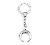 Llavero con colgante de media luna, regalos para mujeres y buenos amigos, emblema pensado para la amistad y artículos esenciales de viaje, perfecto para cumpleaños, vacaciones o agradecimiento sincero