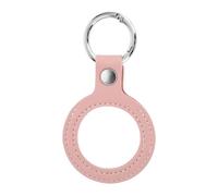 Llavero con colgante de moneda, dije de tamaño de bolsillo, monedero de piel sintética, llavero para estudiantes, trabajo, viajes, coleccionistas, mochila unisex, Pink