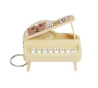 Llavero con colgante de piano, bonito accesorio relajante para la ansiedad, mini llavero de instrumento de piano, para adolescentes, adultos, mujeres, niños, estudiantes, escuela, de hombro