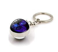 Llavero Con Colgante De Signo Del Zodiaco De 12 Constelaciones, Llavero De Mujer, Hombre, Leo, Virgo, Libra, Escorpio, Sagitario, Llavero De Doble Cara, Bonito Regalo Para Amigo, Cumpleaños, Vacacio