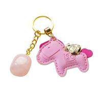 Llavero con dije - Llavero compacto del Año del Caballo 2026, llavero de de caballo de animales | para jóvenes, adolescentes, marido, hijo, hija, familia, amigos, rosa, Refer to description