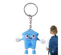 Llavero con diseño de caricatura, diseño de caricatura | Divertido llavero con dije de bolso para cartera, bolso, equipaje, espejo retrovisor, teléfono, coche, viajes, fiesta