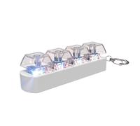 Llavero con, Dispositivo de Dedo Que Aumenta el Enfoque, Mecanismo de presión repetitiva, estimulador auditivo táctil, Reductor de estrés de Escritorio, Aparato portátil Compacto Surtido de