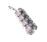 Llavero con, Dispositivo de Dedo Que Aumenta el Enfoque, Mecanismo de presión repetitiva, estimulador auditivo táctil, Reductor de estrés de Escritorio, Aparato portátil Compacto Surtido de