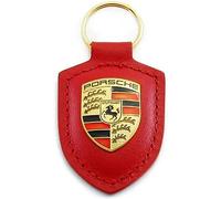 Llavero con escudo de Porsche - Rojo
