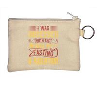 Llavero con eslogan cínico "I was Obsessed with The idea of Fasting and Isolation", color beige, beige, Talla única