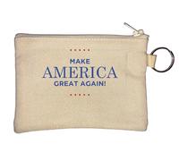 Llavero con eslogan Make America Great Again, color beige, beige, Talla única
