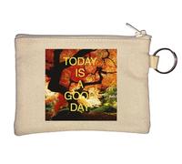 Llavero con eslogan motivacional Today is A Good Day, color beige, beige, Talla única