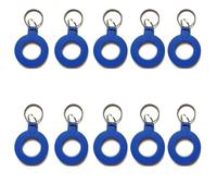 Llavero con etiqueta de tarjeta cambiable RFID S50 UID | Multicolor 10 piezas for Llavero Y Control De Acceso: 13,56 MHz ISO14443A Bloque 0 UID(Blue)