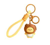Llavero con forma de oso, colgante de llave de oso, llavero de coche lindo de dibujos animados, llavero con bolsa para osos, llavero con bolsa de moda para llavero, Un, Fare riferimento alla